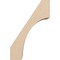 Ekena Millwork 5-inch W x 8-inch D x 12-inch H Westlake Rough Cedar Woodgrain TimberThane Knee Brace, Primed BRCUR05X08X12WTLRCPR - alternate 3